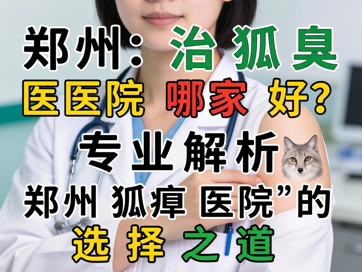 郑州治狐臭医院哪家好？专业解析郑州狐臭医院的选择之道