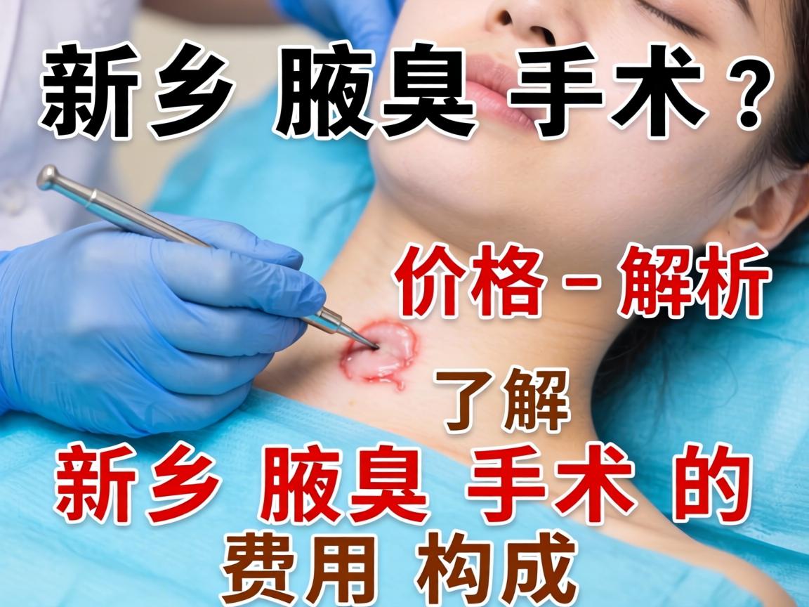 新乡腋臭手术价格解析，了解新乡腋臭手术的费用构成