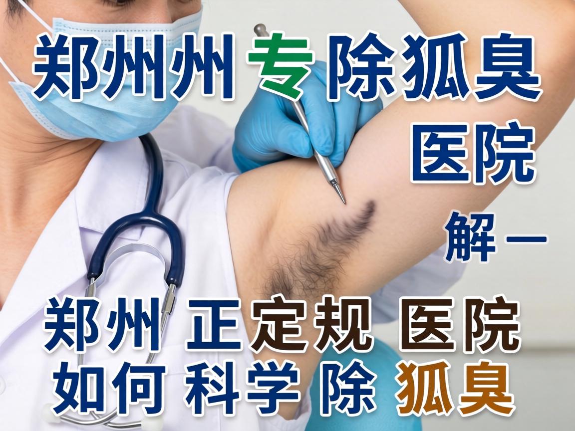 郑州专业除狐臭医院解析，郑州正规医院如何科学除狐臭