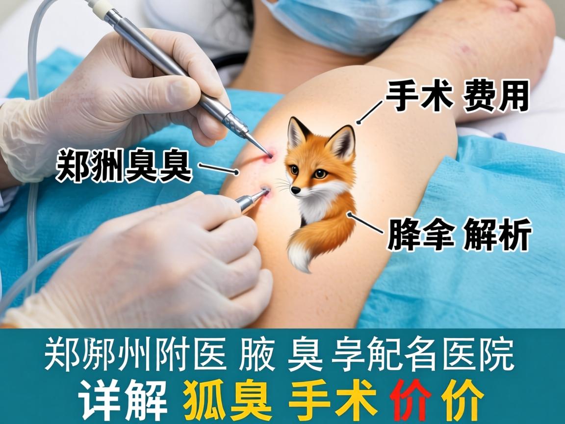 狐臭手术费用解析，郑州附医腋臭医院详解狐臭手术价格