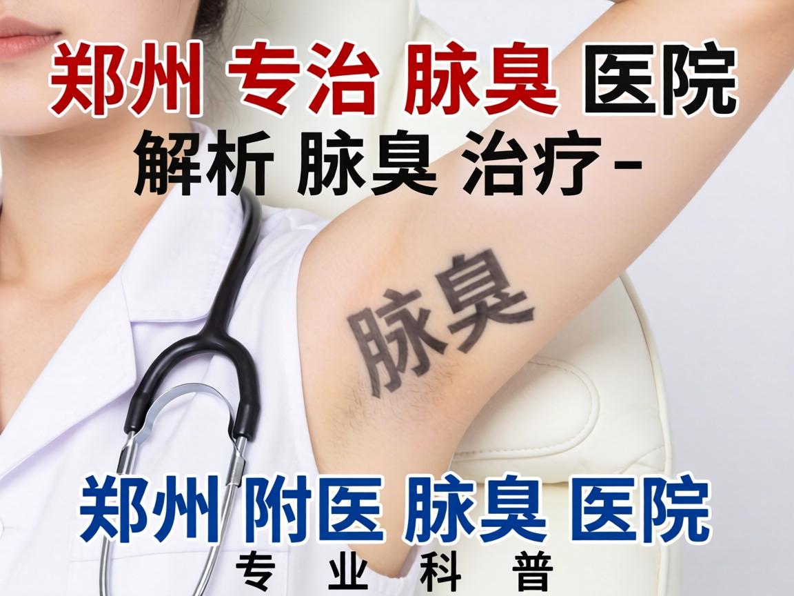 郑州专治腋臭医院解析腋臭治疗，郑州附医腋臭医院专业科普