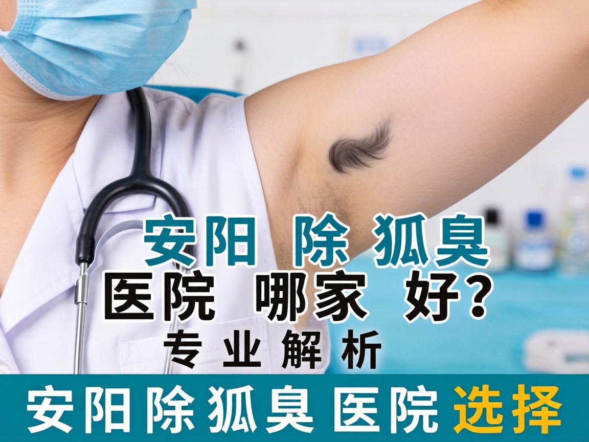 安阳除狐臭医院哪家好？专业解析安阳除狐臭医院选择