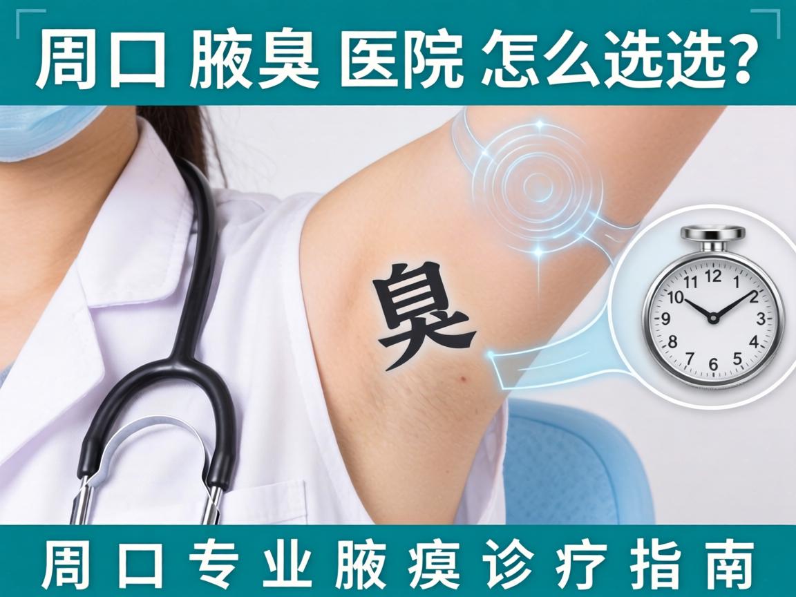 周口腋臭医院怎么选？周口专业腋臭诊疗指南