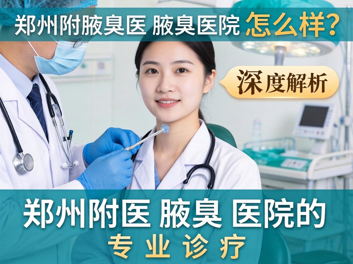 郑州附医腋臭医院怎么样？深度解析郑州附医腋臭医院的专业诊疗