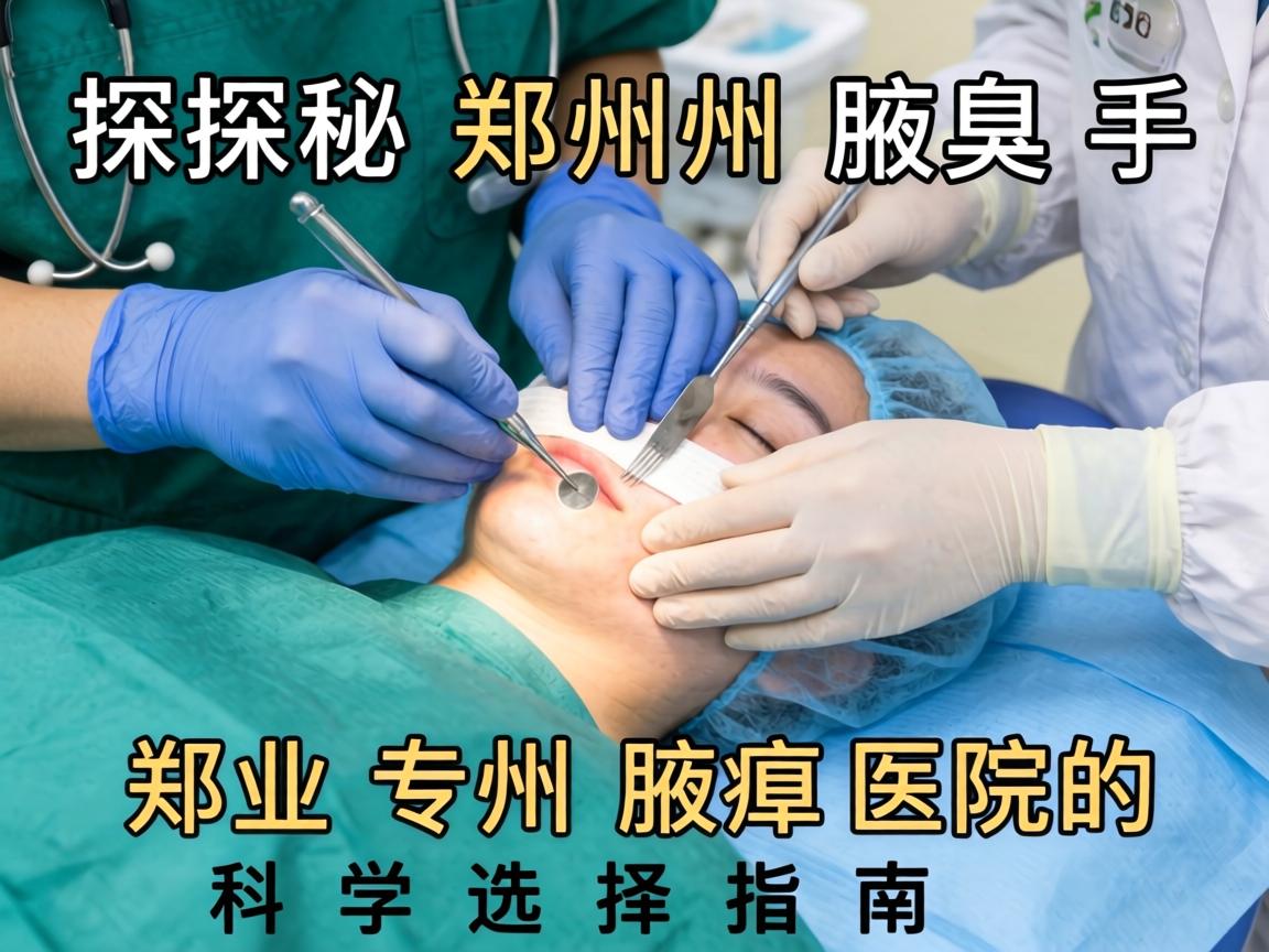 探秘郑州腋臭手术，郑州专业腋臭医院的科学选择指南