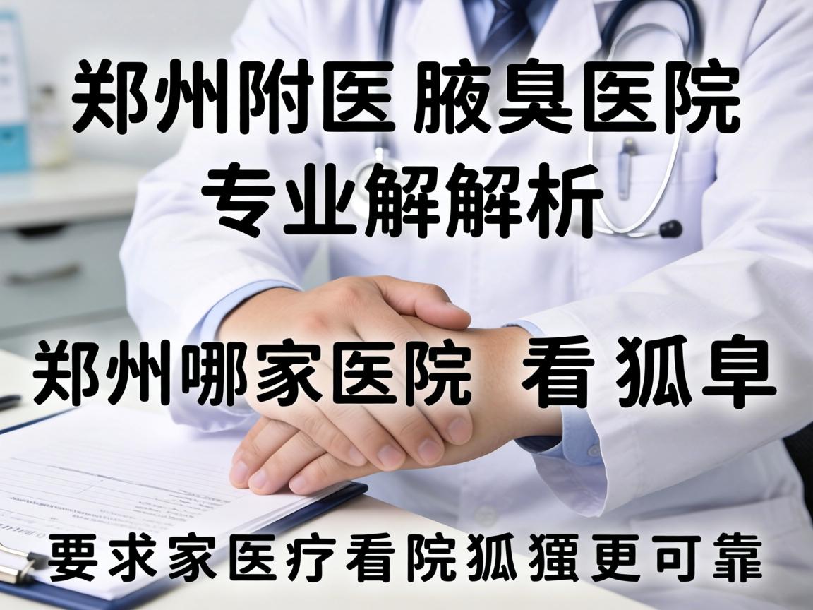 郑州附医腋臭医院专业解析，郑州哪家医院看狐臭更可靠