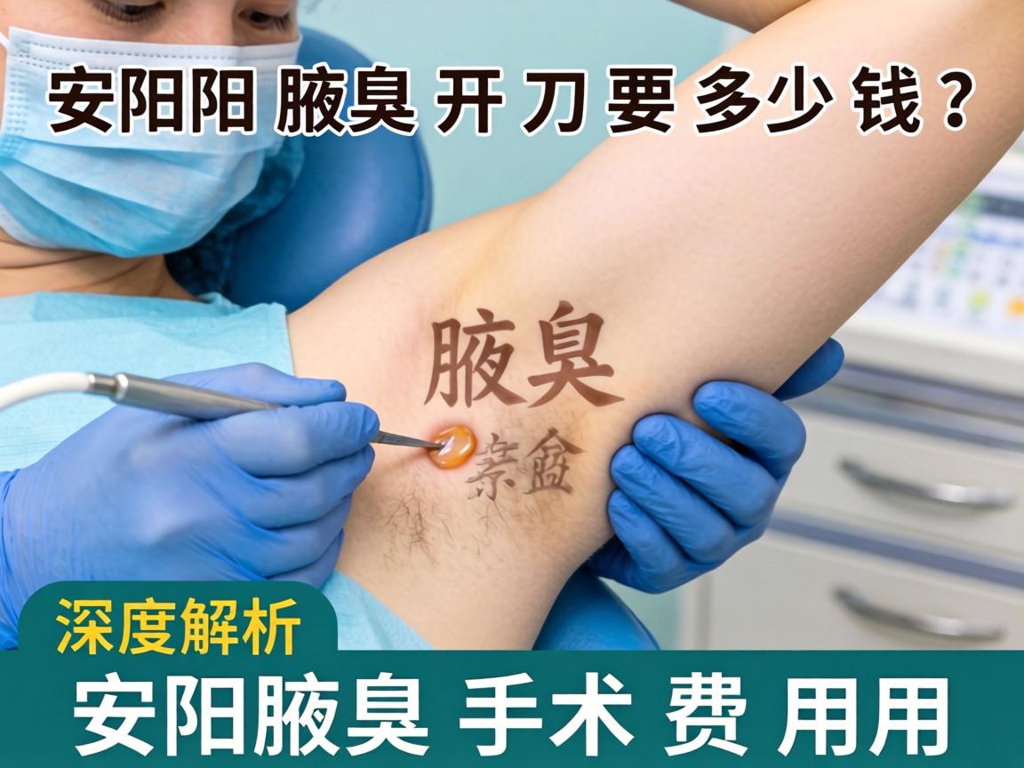 安阳腋臭开刀要多少钱？深度解析安阳腋臭手术费用