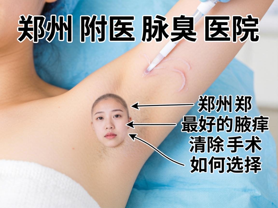 郑州附医腋臭医院解析，郑州最好的腋臭清除手术如何选择