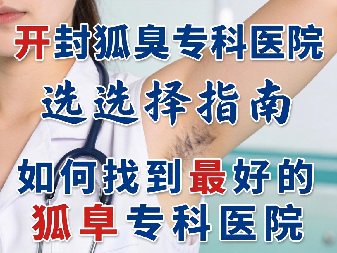 开封狐臭专科医院选择指南，如何找到最好的狐臭专科医院