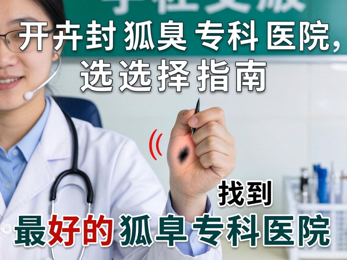 开封狐臭专科医院选择指南，如何找到最好的狐臭专科医院