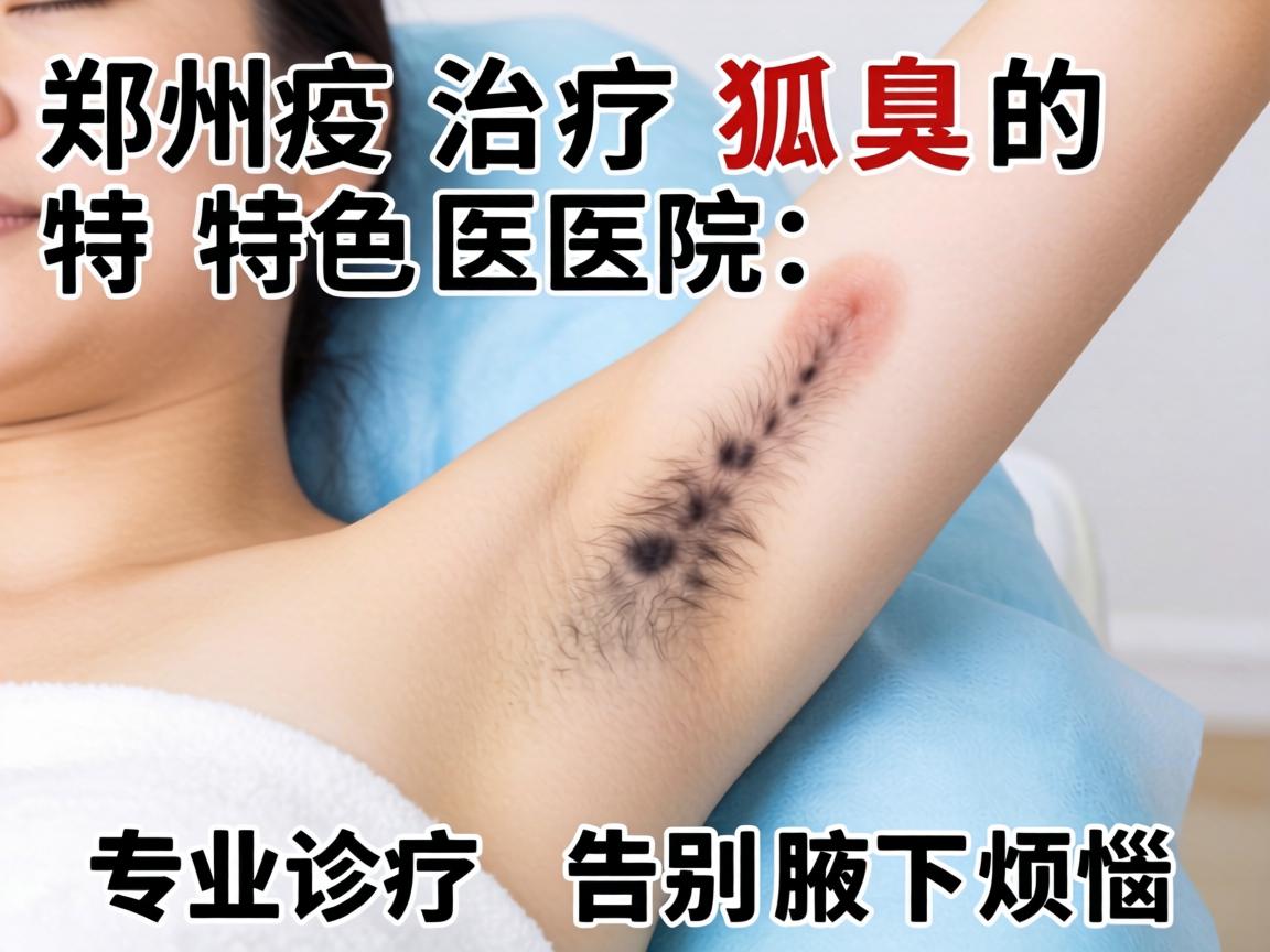 郑州治疗狐臭的特色医院，专业诊疗，告别腋下烦恼