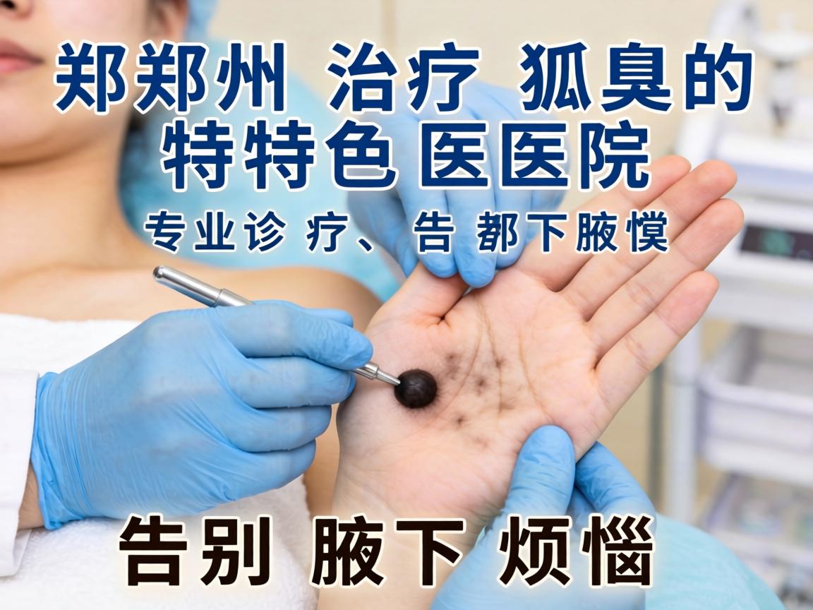 郑州治疗狐臭的特色医院，专业诊疗，告别腋下烦恼