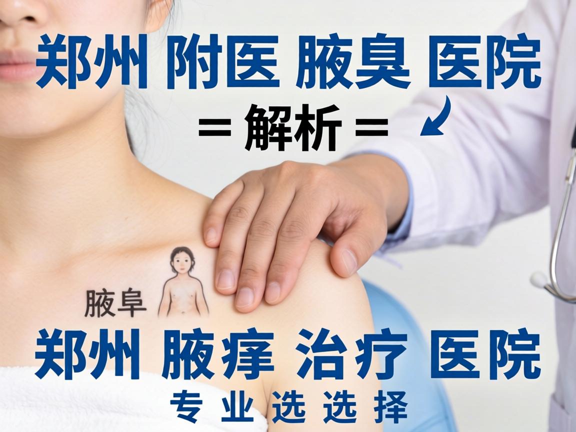 郑州附医腋臭医院解析，郑州腋臭治疗医院的专业选择