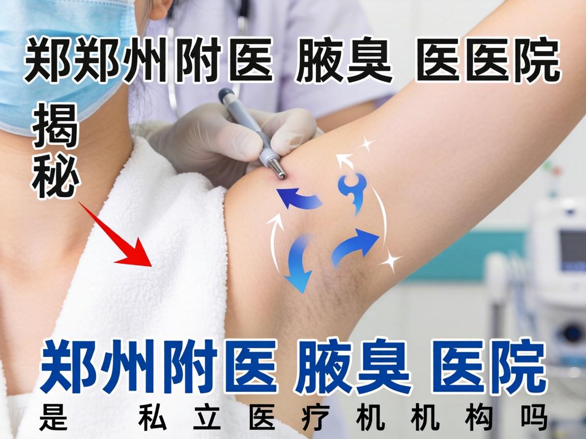 揭秘郑州附医腋臭医院，郑州附医腋臭医院是私立医疗机构吗？