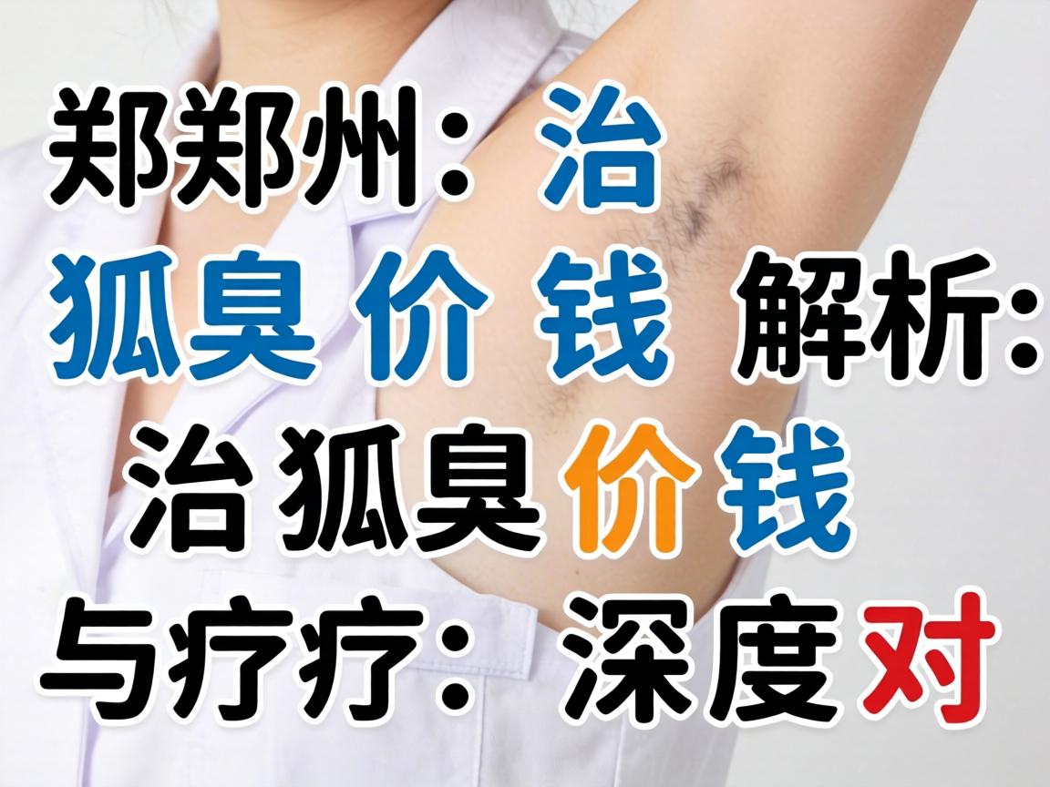 郑州治狐臭价钱解析，治狐臭价钱与疗效深度对比