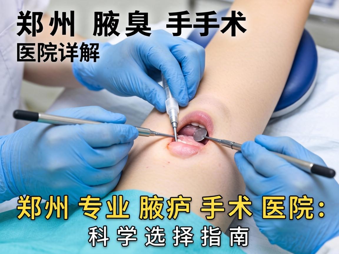 郑州腋臭手术医院详解，郑州专业腋臭手术医院的科学选择指南