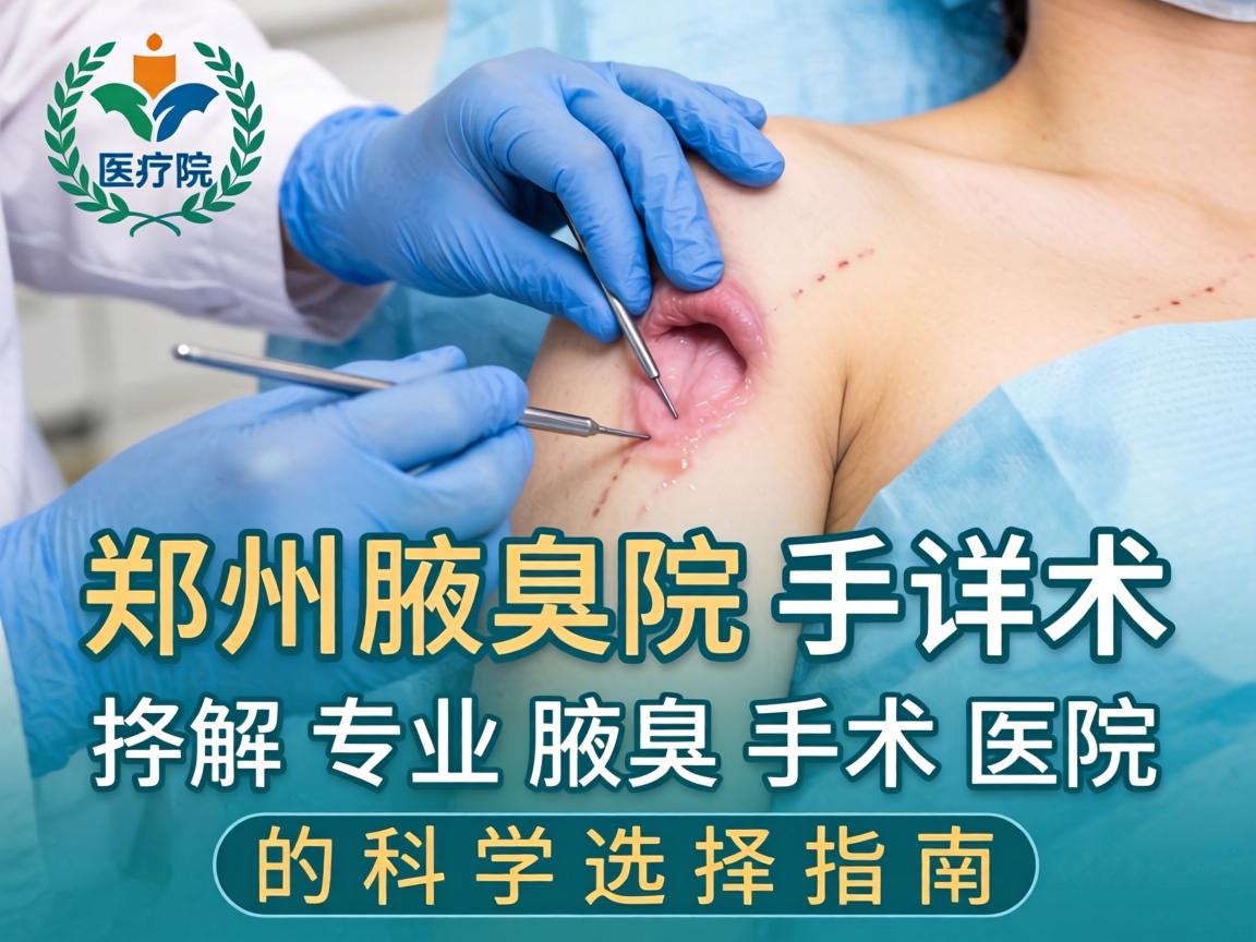郑州腋臭手术医院详解，郑州专业腋臭手术医院的科学选择指南