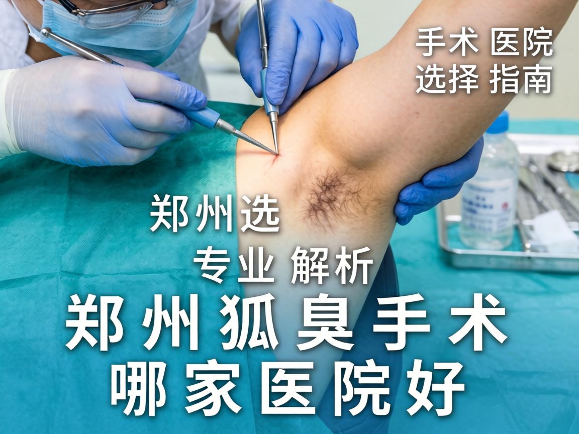 郑州狐臭手术医院选择指南，专业解析郑州狐臭手术哪家医院好