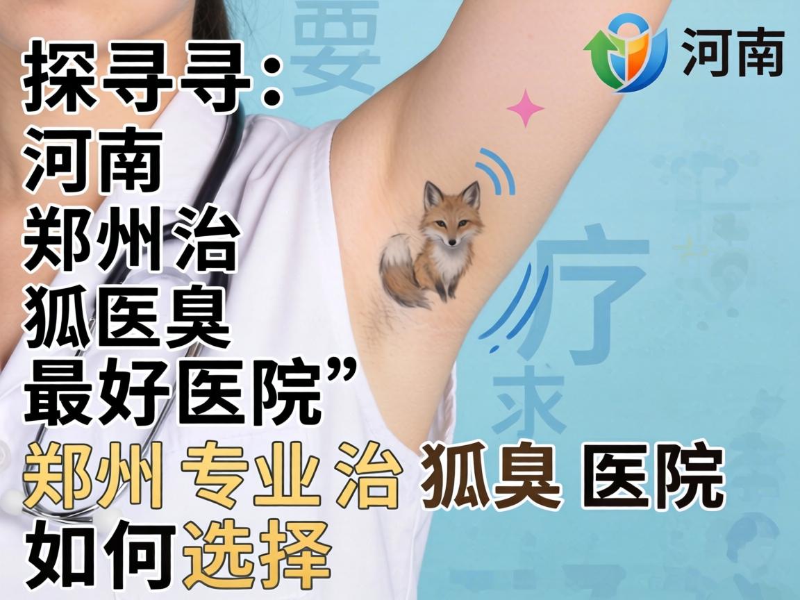 探寻河南郑州治狐臭最好医院，郑州专业治狐臭医院如何选择