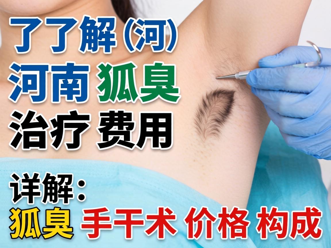 了解河南狐臭治疗费用，详解狐臭手术价格构成