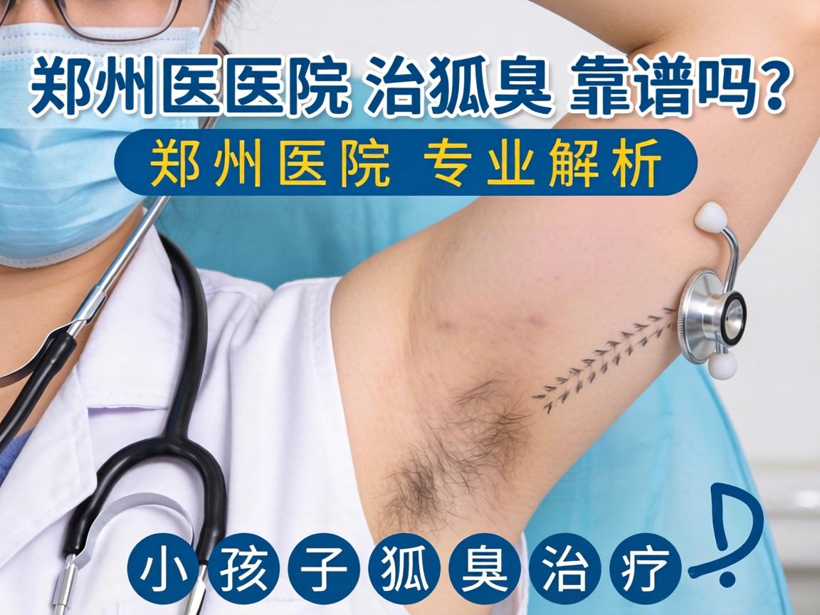 郑州医院治狐臭靠谱吗？郑州医院专业解析小孩子狐臭治疗