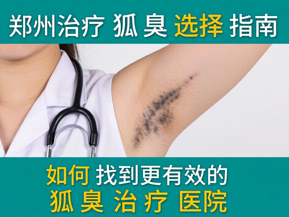郑州治疗狐臭医院选择指南，如何找到更有效的狐臭治疗医院