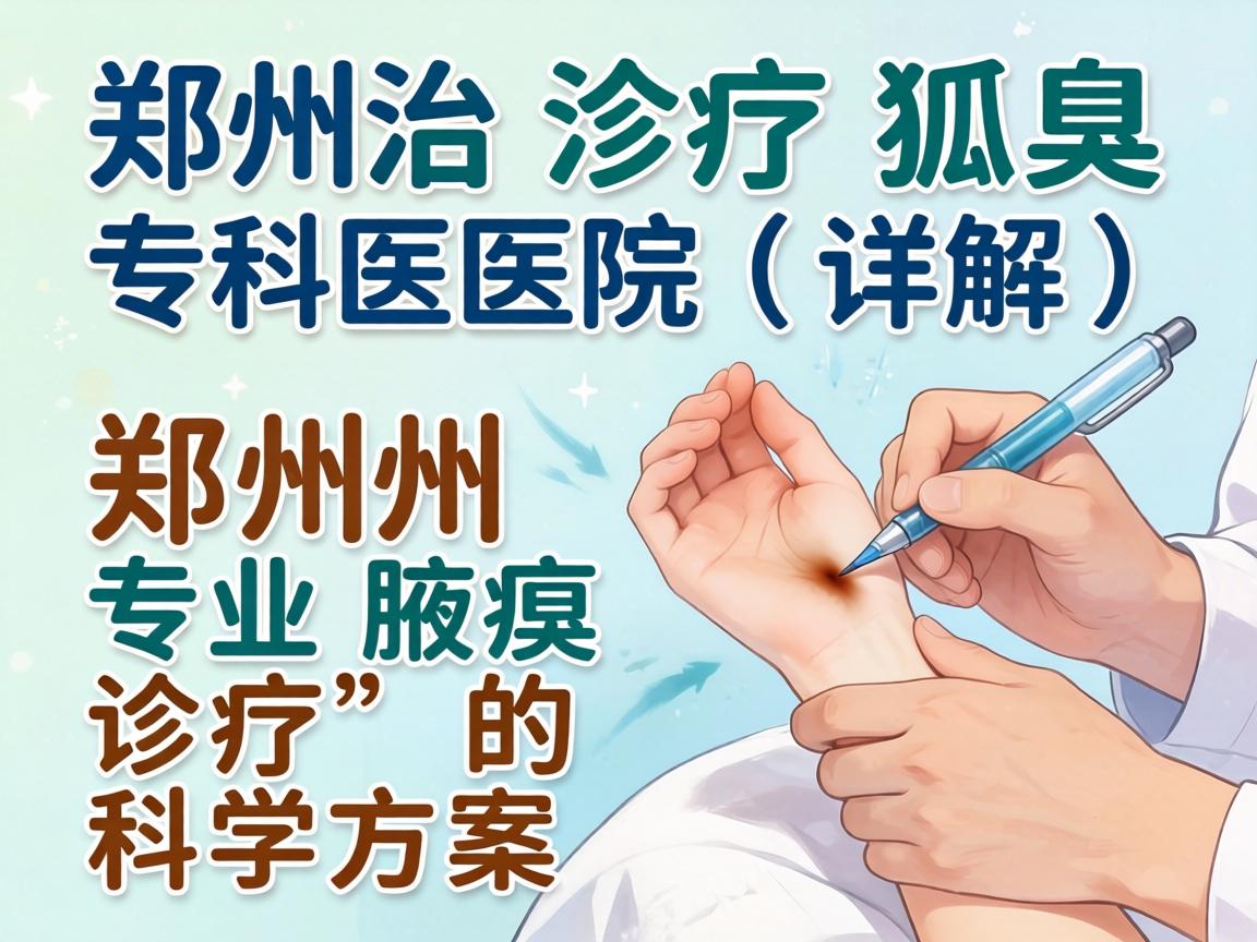 郑州治疗狐臭专科医院详解，郑州专业腋臭诊疗的科学方案