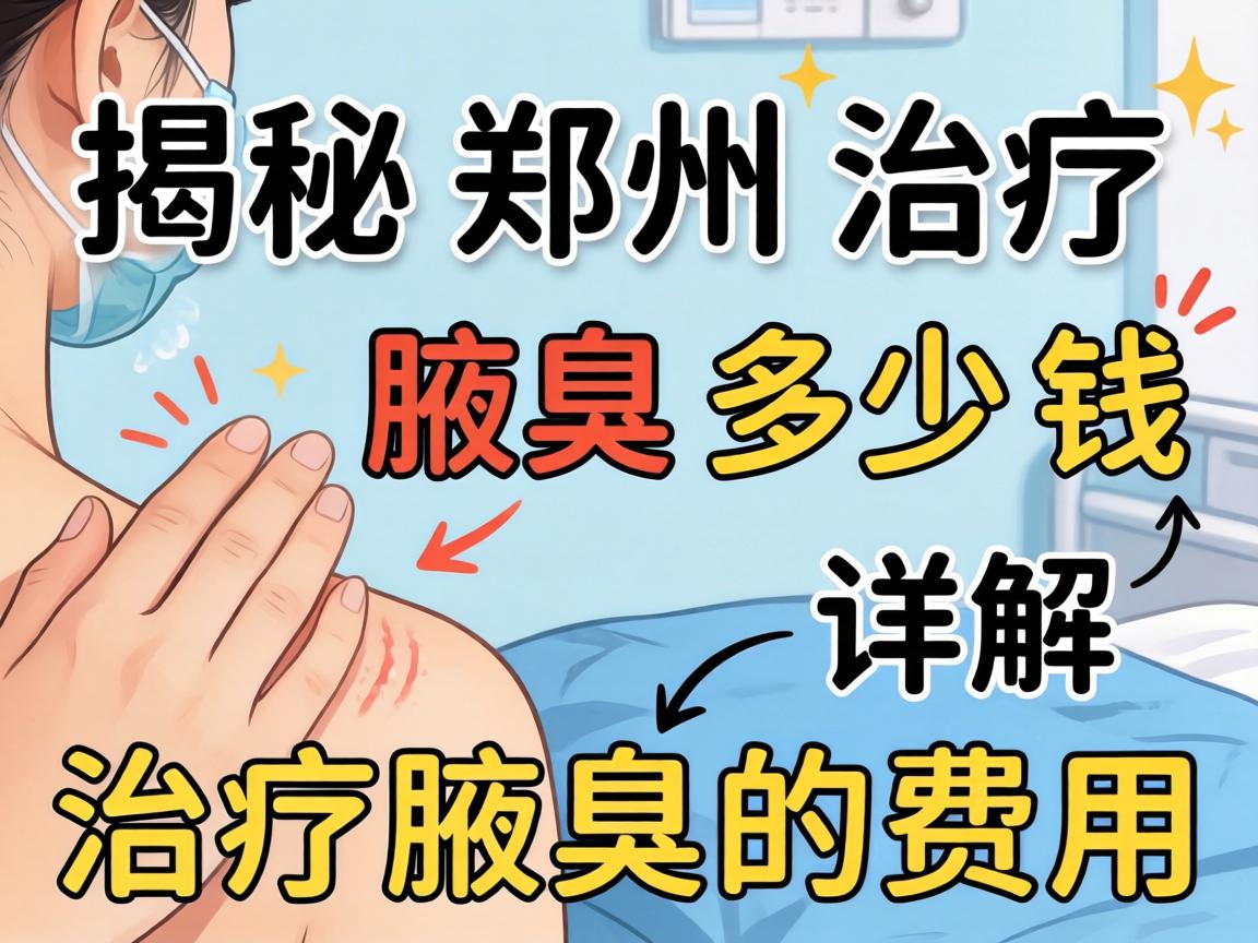 揭秘郑州治疗腋臭多少钱，详解治疗腋臭的费用构成