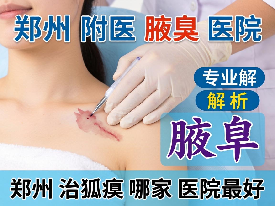 郑州附医腋臭医院专业解析，郑州治狐臭哪家医院最好