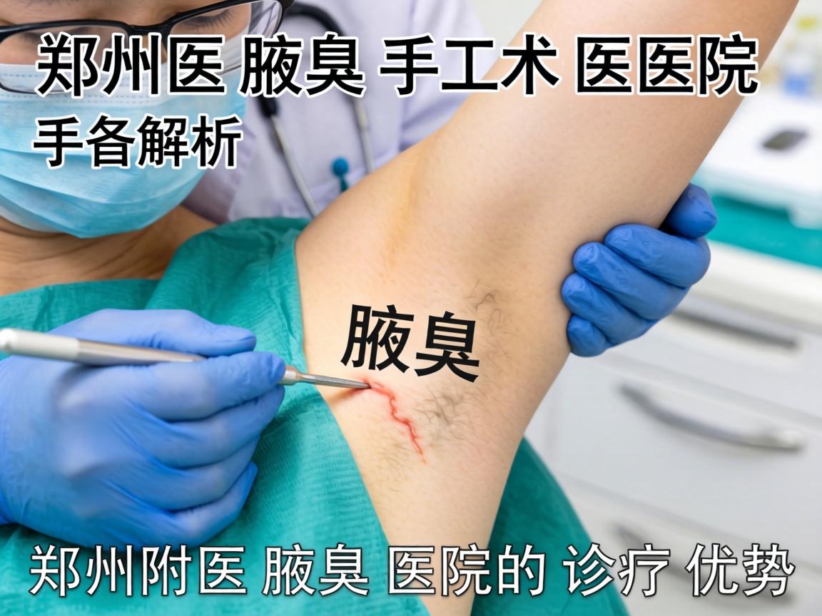 郑州腋臭手术医院解析，郑州附医腋臭医院的诊疗优势