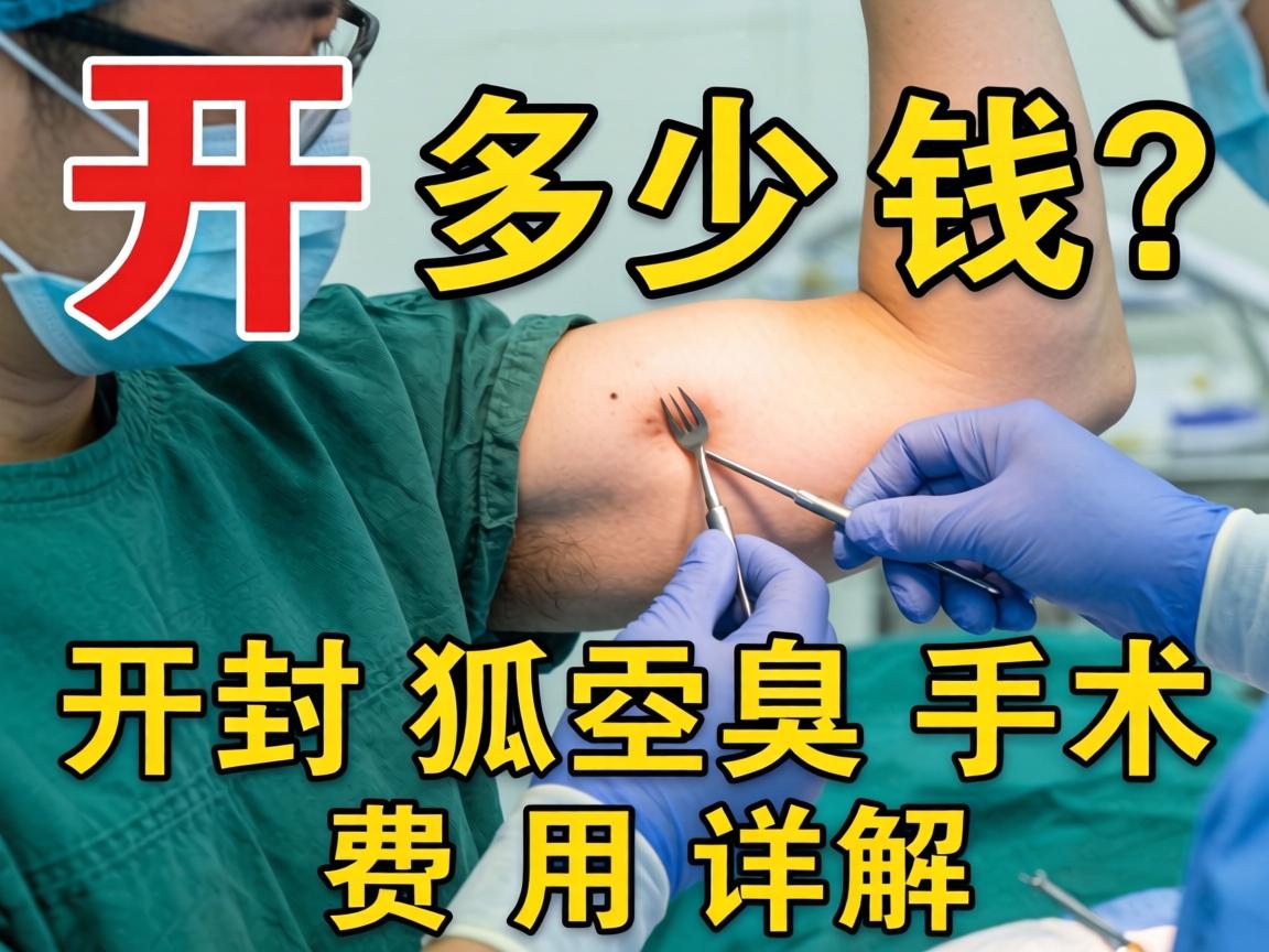 开封狐臭手术多少钱？开封狐臭手术费用详解