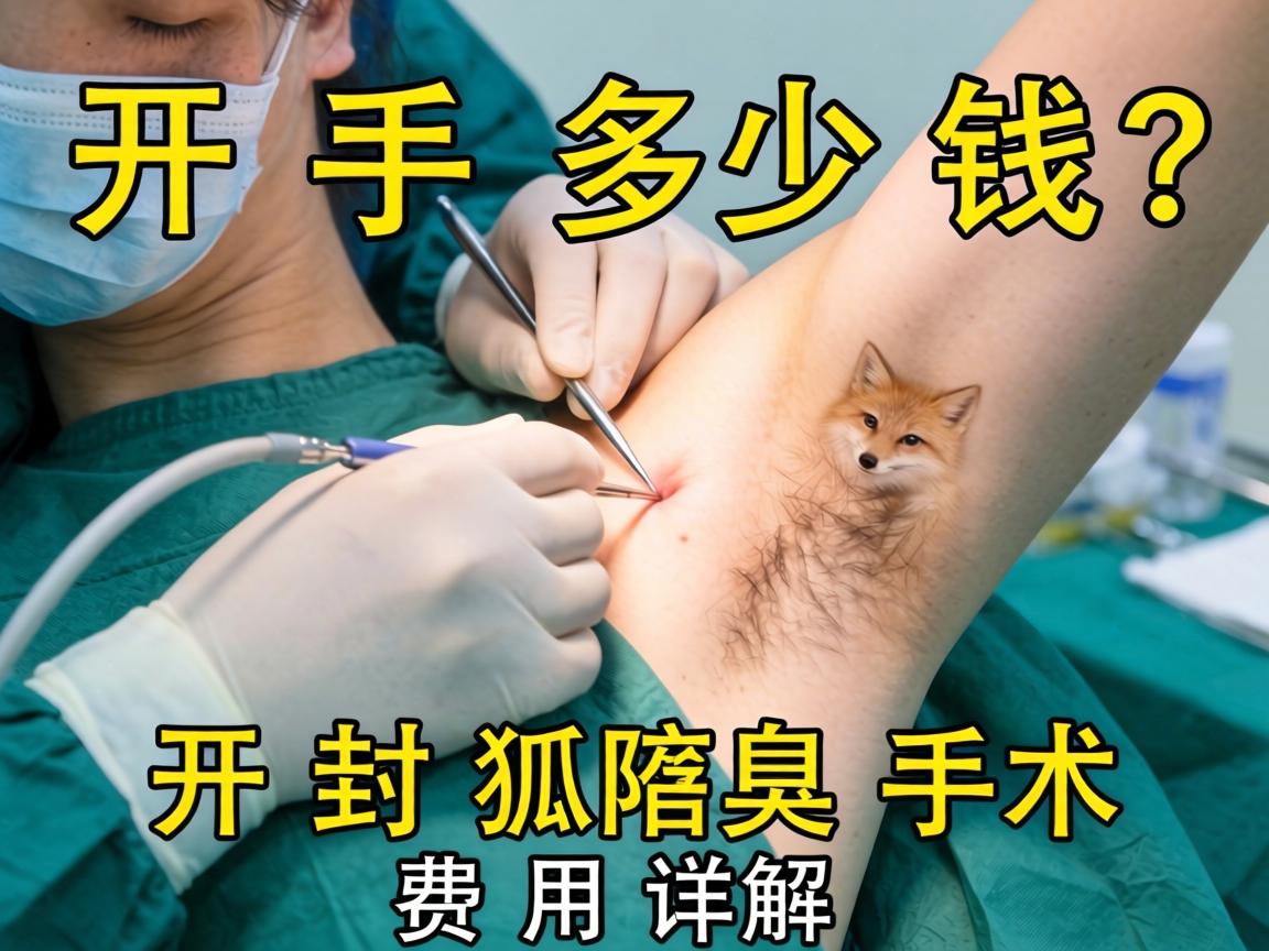 开封狐臭手术多少钱？开封狐臭手术费用详解