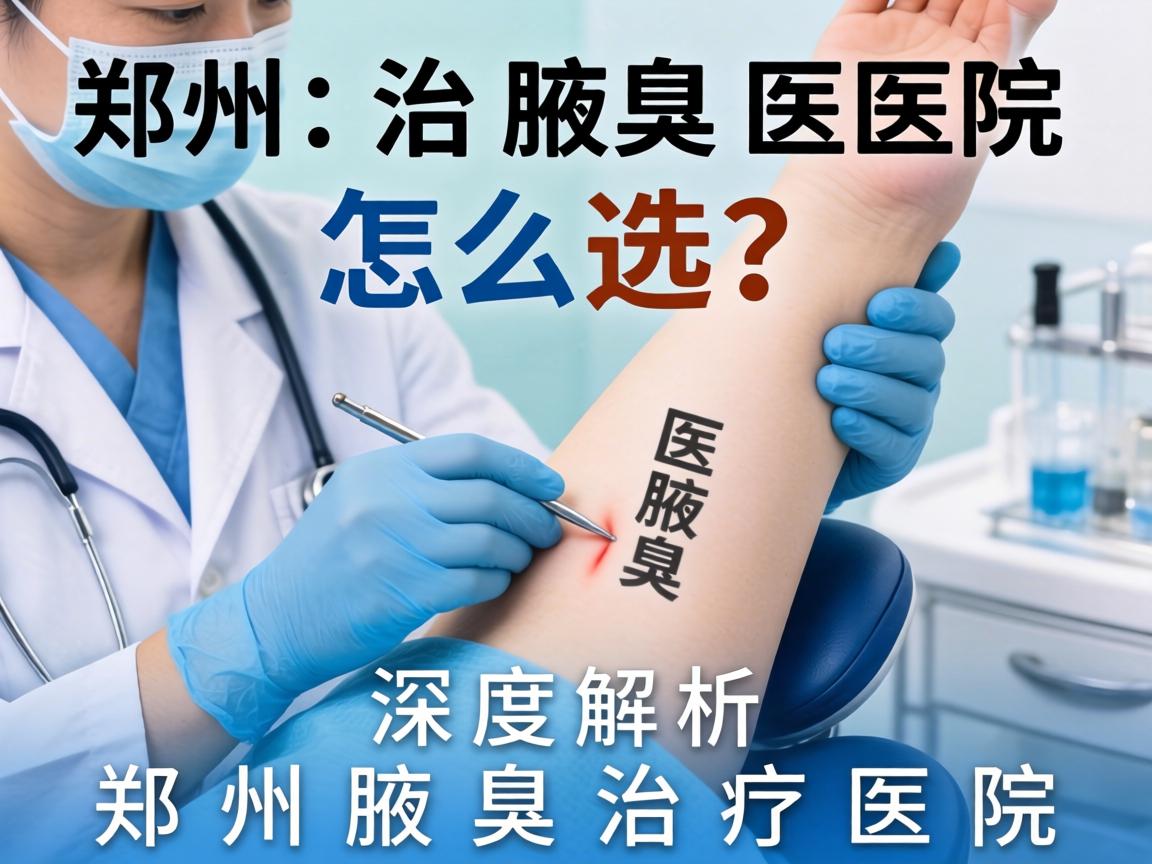 郑州治腋臭医院怎么选？深度解析郑州腋臭治疗医院