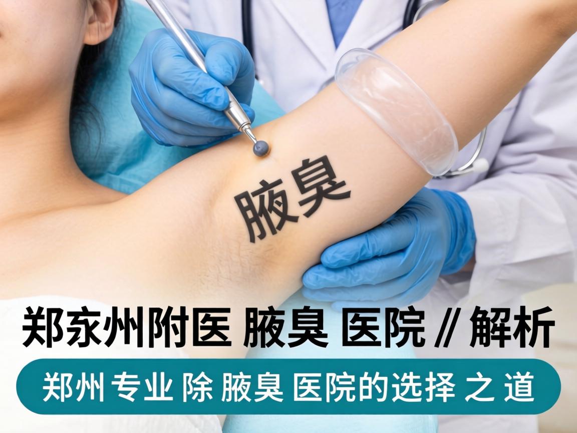 郑州附医腋臭医院解析，郑州专业除腋臭医院的选择之道