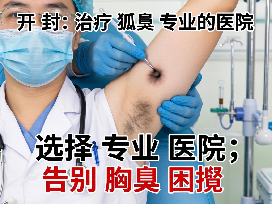 开封治疗狐臭专业的医院，选择专业医院，告别腋臭困扰
