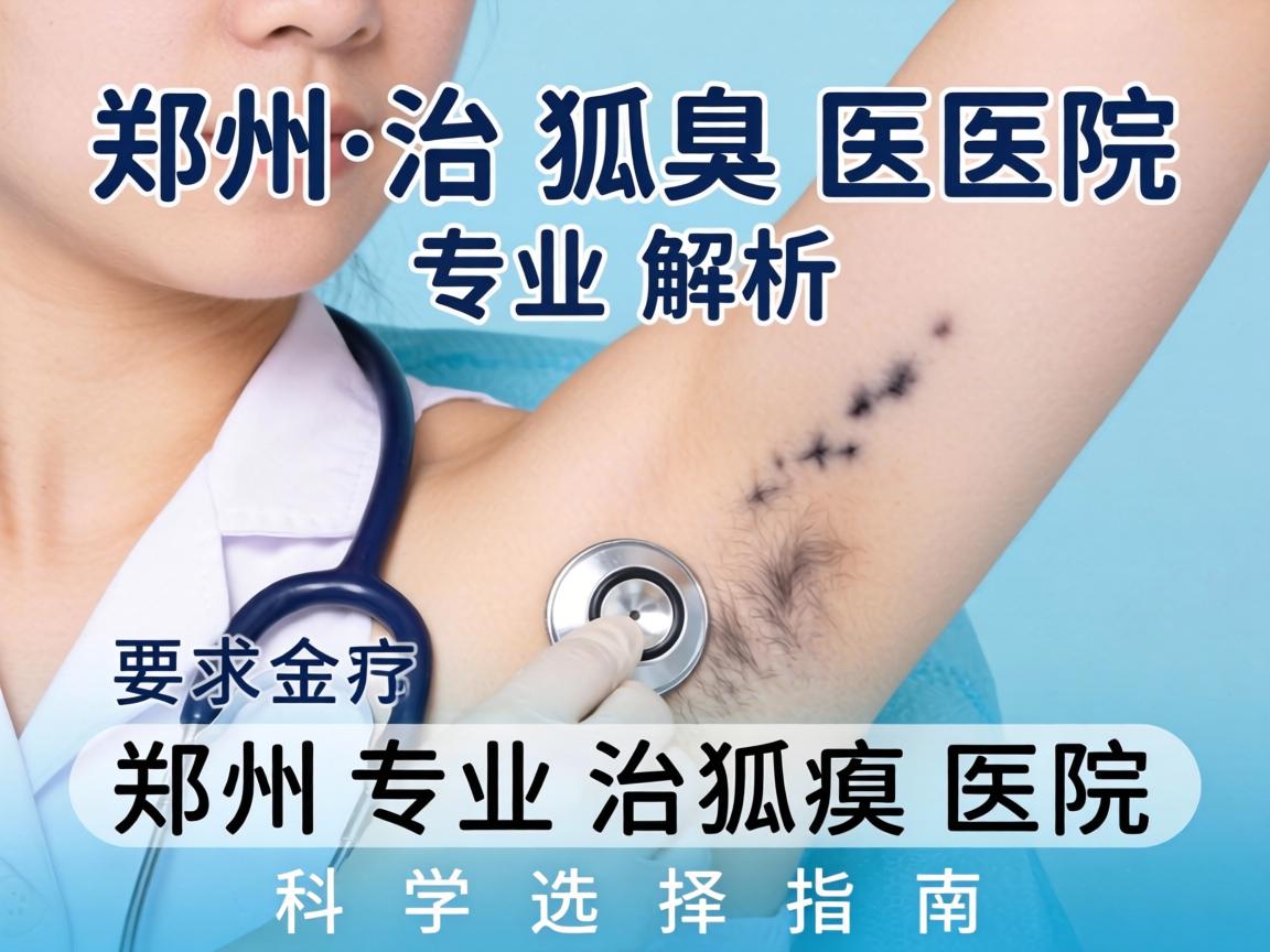 郑州治狐臭医院专业解析，郑州专业治狐臭医院的科学选择指南