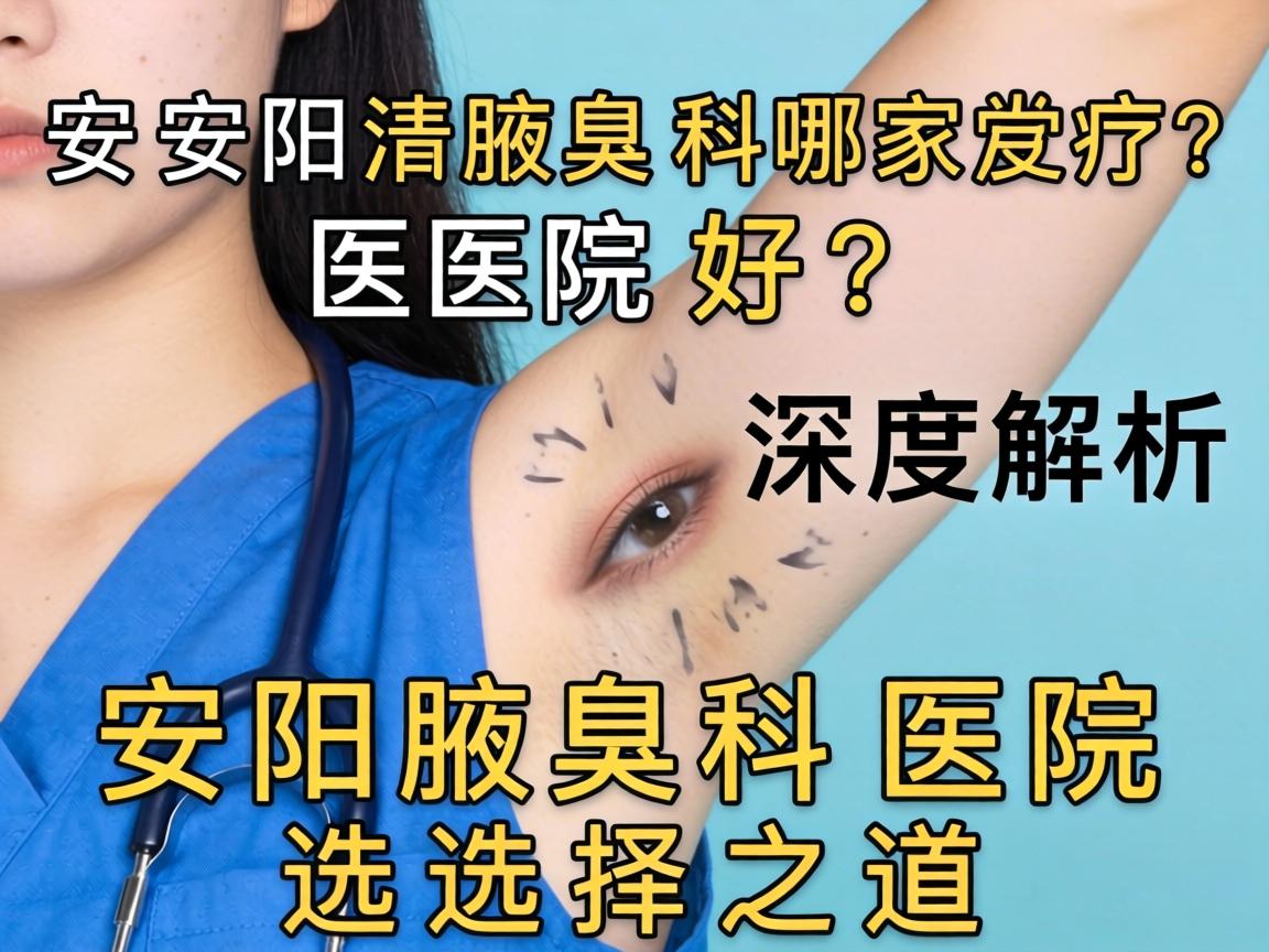 安阳腋臭科哪家医院好？深度解析安阳腋臭科医院选择之道
