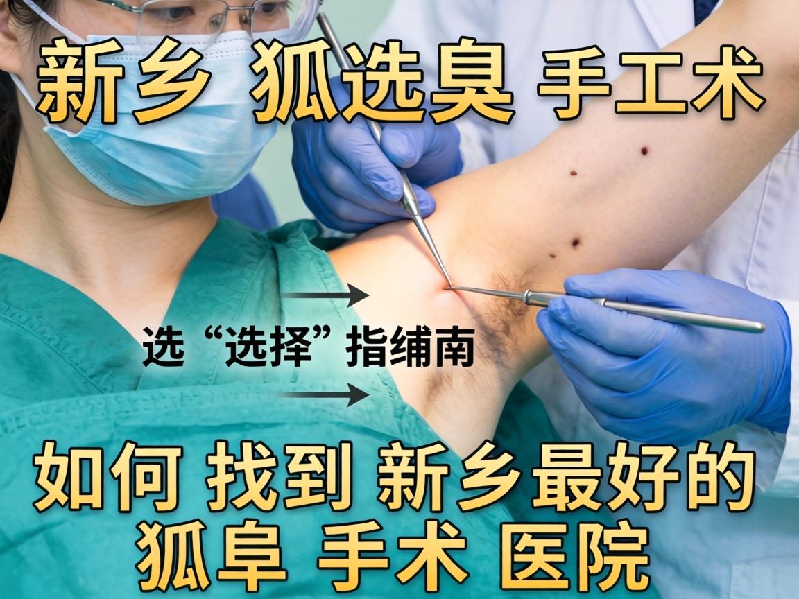 新乡狐臭手术选择指南，如何找到新乡最好的狐臭手术医院