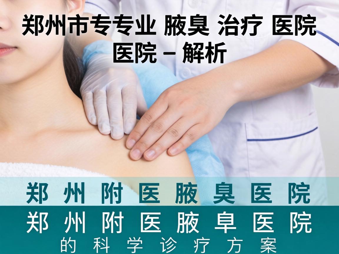 郑州专业腋臭治疗医院解析，郑州附医腋臭医院的科学诊疗方案