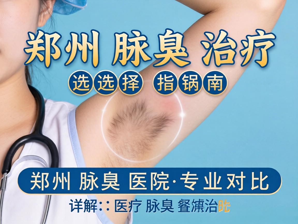 郑州腋臭治疗选择指南，详解郑州腋臭医院的专业对比