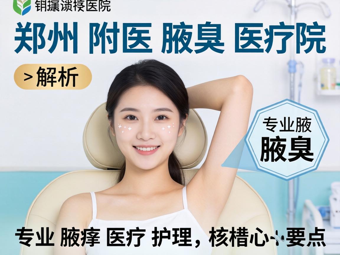 郑州附医腋臭医院解析，专业腋臭医疗护理的核心要点