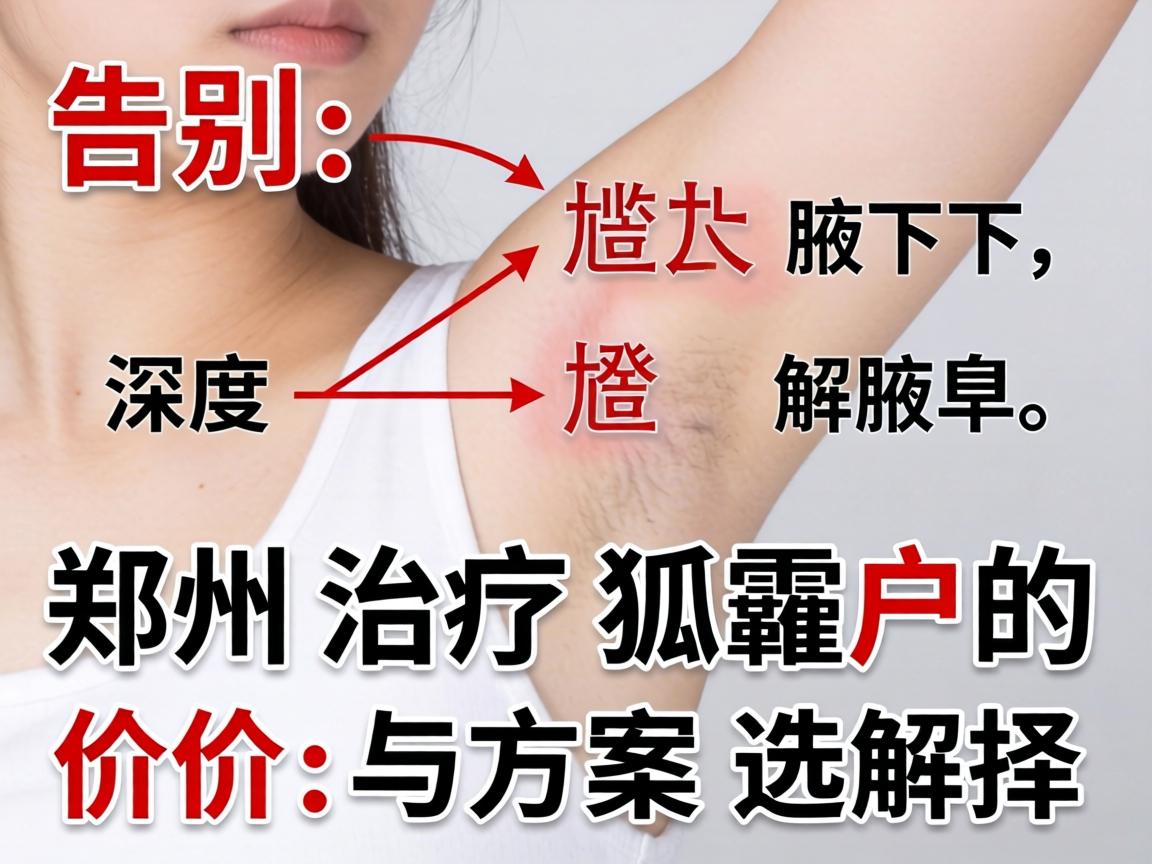 告别腋下尴尬，深度解析郑州治疗狐臭的价格与方案选择
