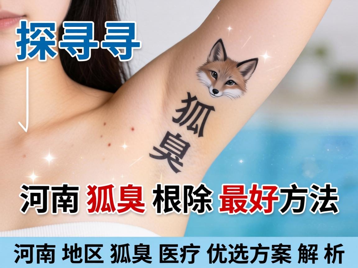 探寻河南狐臭根除最好方法 河南地区狐臭医疗优选方案解析