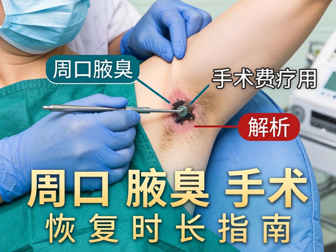 周口腋臭手术费用解析 周口腋臭手术恢复时长指南
