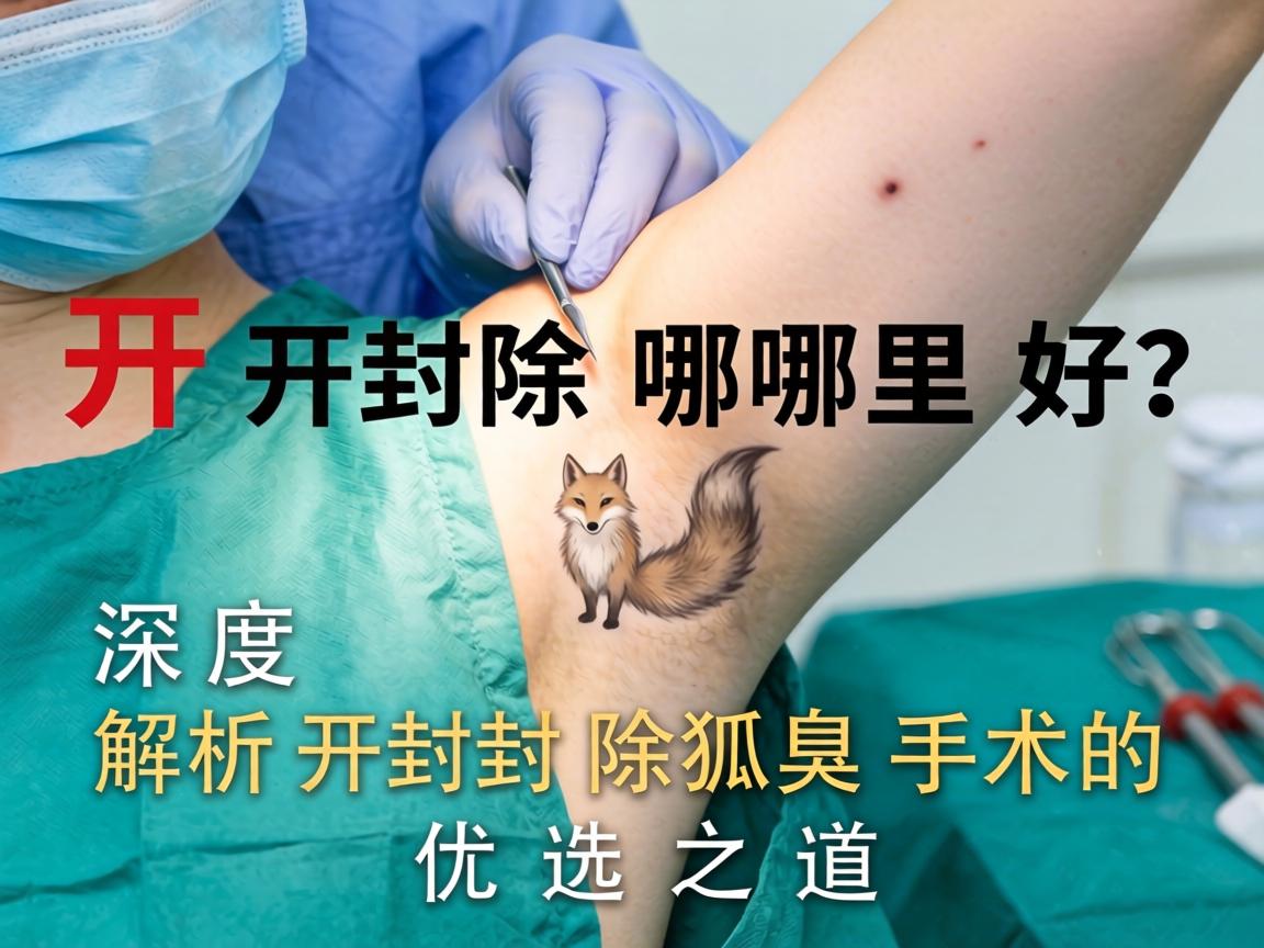 开封除狐臭手术哪里好？深度解析开封除狐臭手术的优选之道