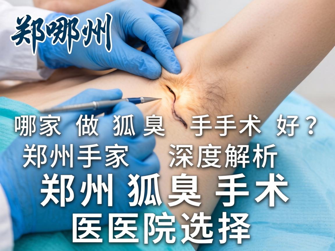 郑州哪家做狐臭手术好？深度解析郑州狐臭手术医院选择