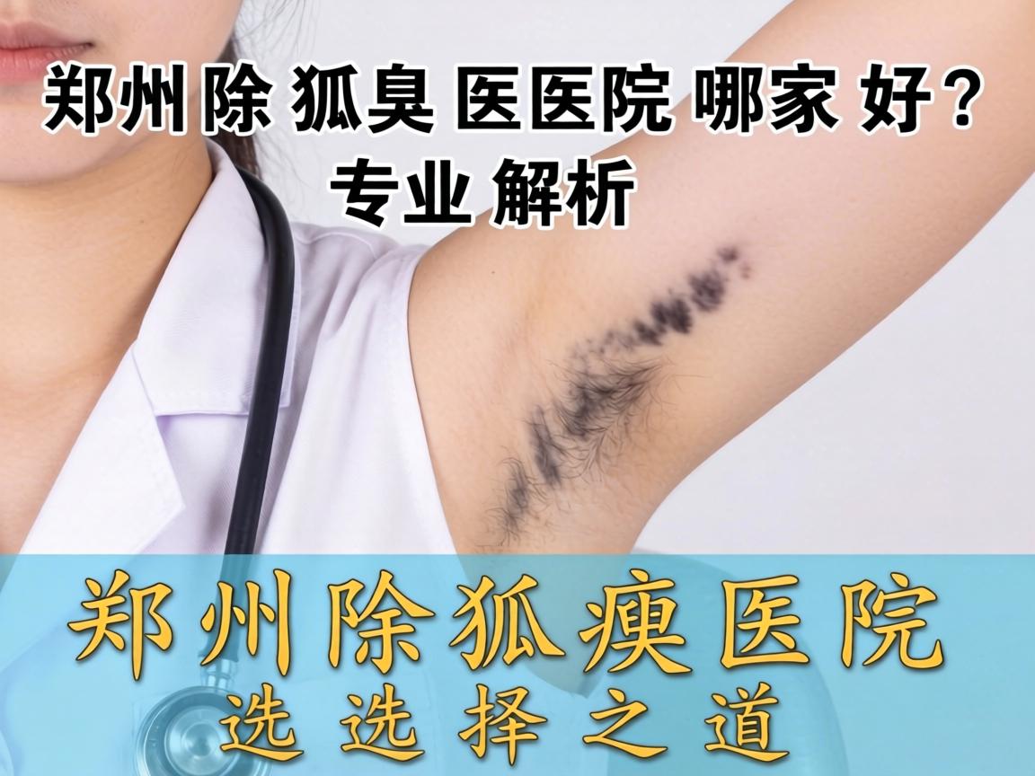 郑州除狐臭医院哪家好？专业解析郑州除狐臭医院的选择之道