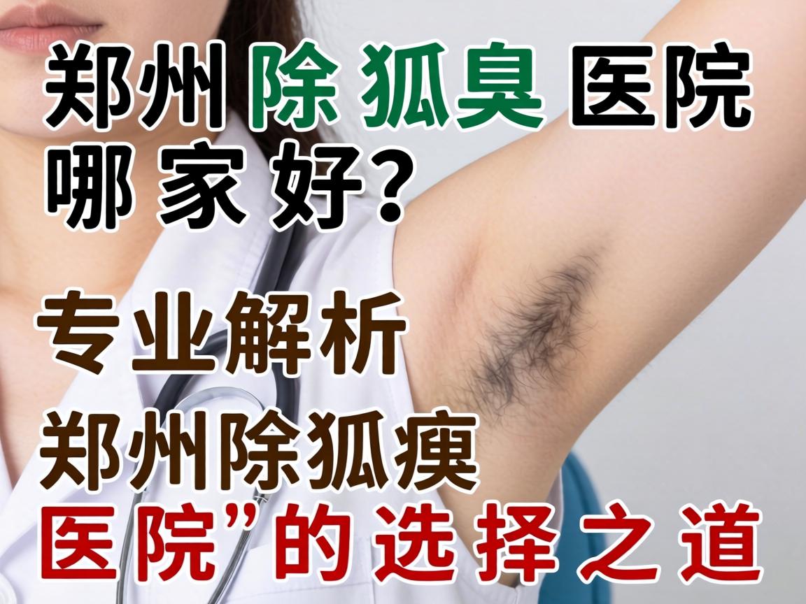 郑州除狐臭医院哪家好？专业解析郑州除狐臭医院的选择之道