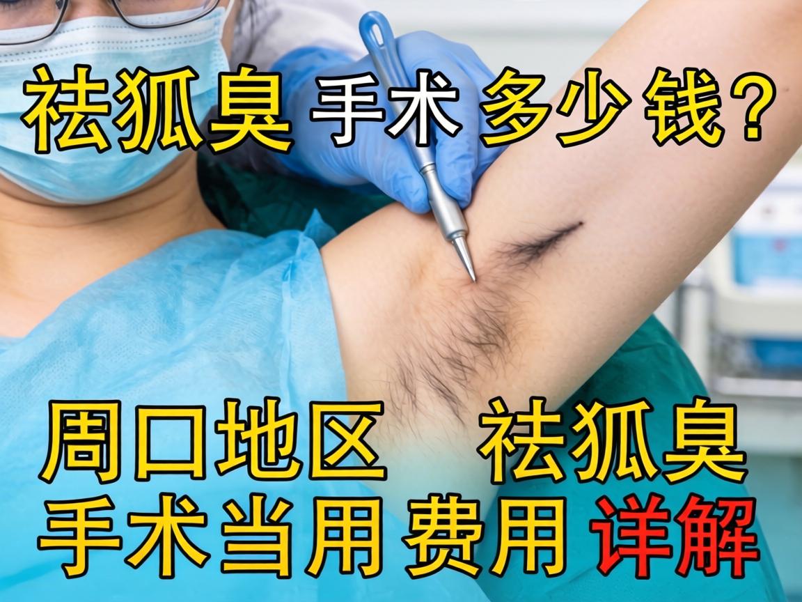 祛狐臭手术多少钱？周口地区祛狐臭手术费用详解