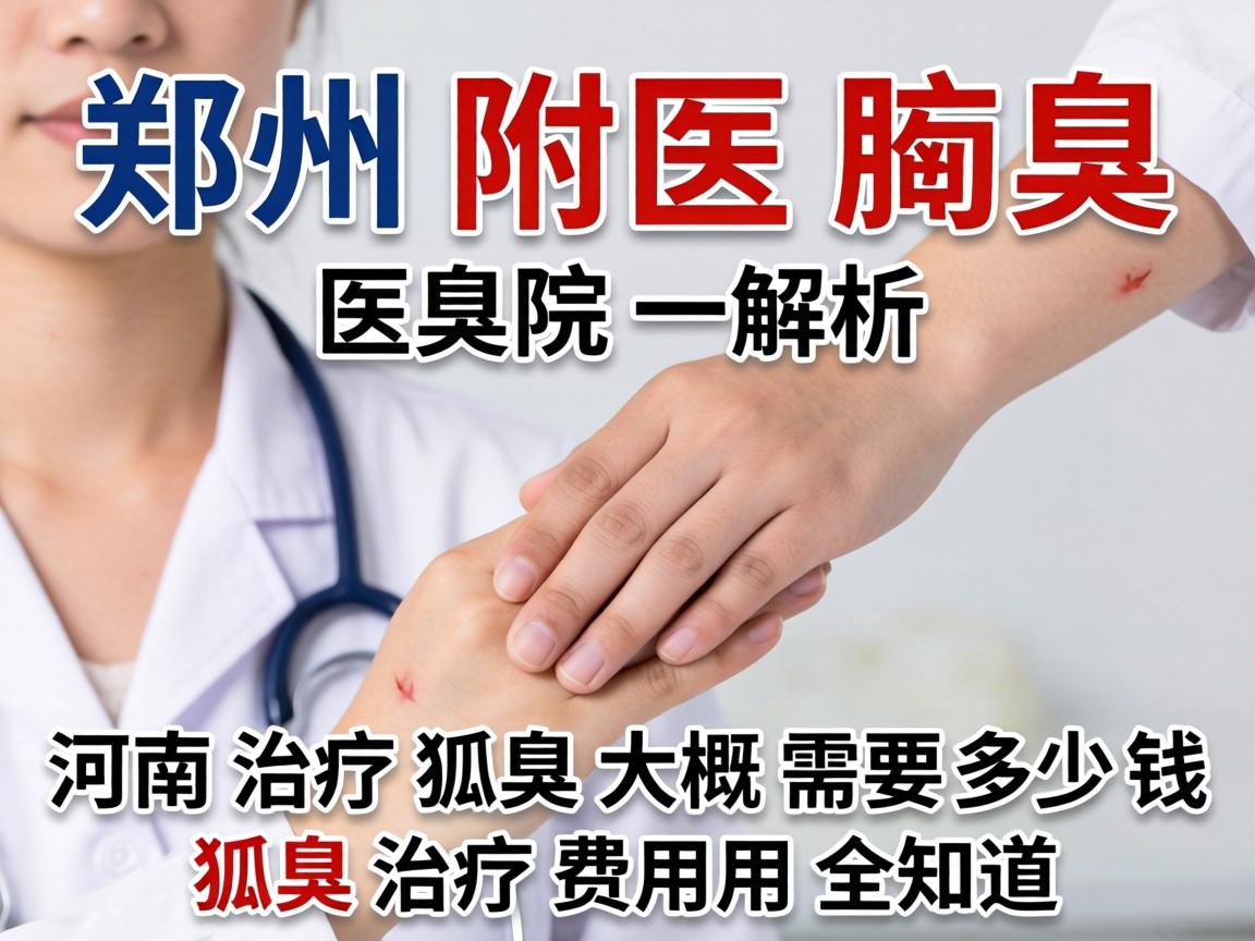 郑州附医腋臭医院解析，河南治疗狐臭大概需要多少钱，狐臭治疗费用全知道